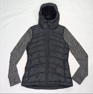 Outdoor Research Plaza Hoody Full Zip Jacket Womens Size Small Black Duck Down